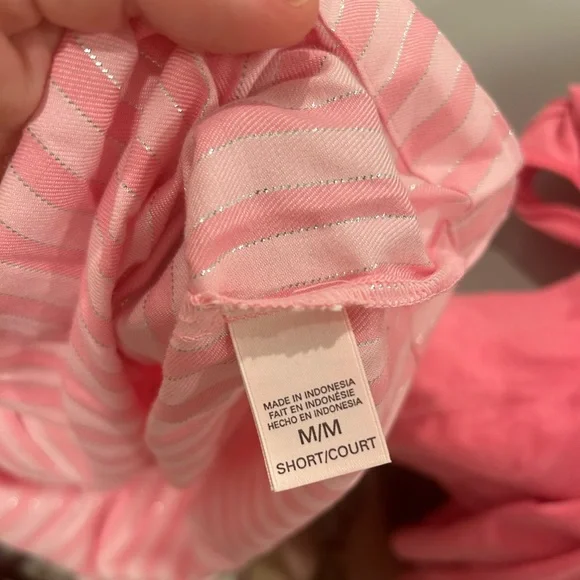 Victoria’s Secret Shine Button Down Collared long Sleeve “Flannel” Pajama Set - Picture 8 of 9